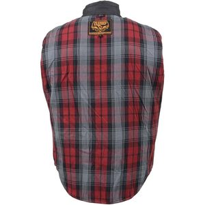 Chemise en jean pour homme 2025 MDM1603 en noir avec revêtement ciré et fermeture à boutons-pression - Product Image 3