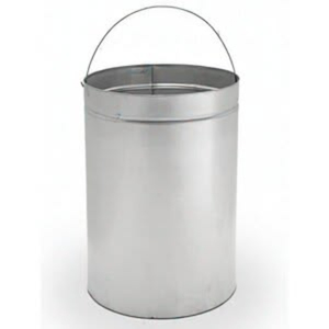 Cubo de Basura de Metal de Alta Calidad, Estilo Occidental, Hecho a Mano, para Interiores, Cesta de Almacenamiento de Residuos - Product Image 4