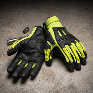 Guantes de Trabajo de Seguridad Industriales Reforzados de Cuero Sintético Tamaño XL Amara Duraderos con Origen en Pakistán - Product Image 6