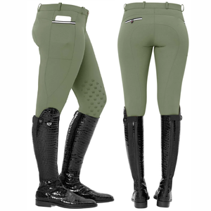 Pantalon d'équitation extensible 4 directions de haute qualité, leggings, collants, vêtements d'équitation en tissu technique au toucher doux - Product Image 4