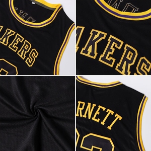 Vente en gros directe OMMIZ INDUSTRY Maillot de basket-ball authentique rétro en acier noir de qualité supérieure personnalisé - Product Image 6
