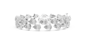 Conjunto de Pulseras de Tenis con Corte Pera de Oro Blanco Sólido de 18K con Baño de Rodio, Certificado, de Lujo, para Regalo de Mujer - TRENDY - Product Image 3