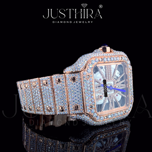 Montre élégante et de qualité supérieure avec mouvement à quartz carré en acier inoxydable, offrant une beauté de pierre éclatante et un usage quotidien durable. - Product Image 4