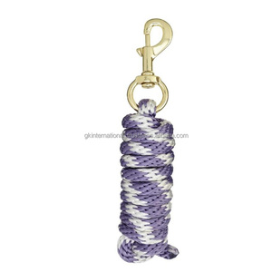 Cuerda de plomo de caballo de PP de nailon de doble tono de alta resistencia de longitud personalizada y productos de carreras ecuestres de caballos - Product Image 6