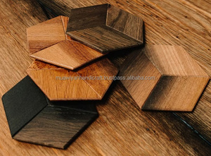 Best Quality Luxury <b>Wooden</b> <b>Coasters</b> Unique Style Cup Holder Quality Mats & Pads for Hotel Home Kitchen Use at Low Price - Product Image 3