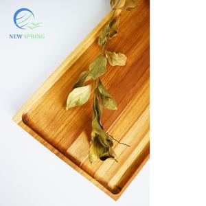 Bandeja para servir de madera de teca con forma rectangular de alta calidad de Vietnam, utensilios de cocina al mejor precio con mármol decorativo para servir alimentos - Product Image 3