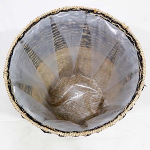 Maceta de Mimbre de Dos Tonos para Interiores con Revestimiento de Plástico - Product Image 6
