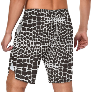 Pantalones Cortos Sublimados Personalizados para Hombre, Precio al por Mayor, Ropa de Invierno Ecológica, Impermeable, para Gimnasio, Correr, Ropa Urbana para Hombre - Product Image 5