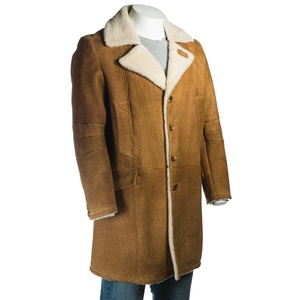 Men's Sheepskin Leather <b>Shearling</b> <b>Bomber</b> <b>Jacket</b> 2026 New Style Collar Fur With Warm Filling Leather <b>Jackets</b> - Product Image 5