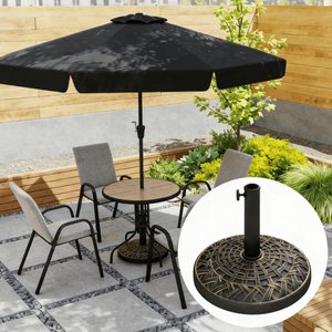 Base per Ombrellone da Esterno, Accessorio per Arredamento Resistente alle Intemperie e Elegante - Product Image 5
