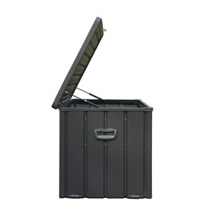 Contenitore da Esterno da 100 Galloni, Grande Box Portaoggetti da Patio con Funzione Impermeabile per Cuscini, Copricuscini, Attrezzi da Giardino, con Serratura - Product Image 6
