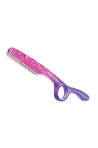 Professional Stainless Steel Hair Thinning <b>Razor</b> Pink Purple Gradient Styling <b>Razor</b> Feather Edge Hair Cutting Texturizing <b>Razor</b> - Product Image 1