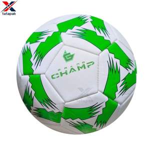 ราคาขายส่ง ลูกฟุตบอลคุณภาพสูง ขนาด 5 ทนทาน เป็นมิตรกับสิ่งแวดล้อม สีสันปรับแต่งได้ ผลิตจาก PVC หนาเคลือบอย่างดี สำหรับใช้งานกลางแจ้งและการฝึกซ้อม - Product Image 1