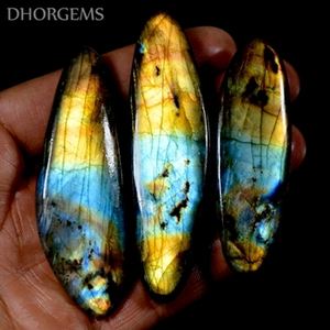 หินลาบราดอไรต์ธรรมชาติหลากสีแบบขายส่ง หินหลวมสำหรับตกแต่งและทำเครื่องประดับ - Product Image 4