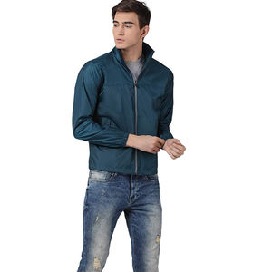 Streetwear décontracté d'hiver sur mesure pour hommes veste coupe-vent vente en gros de vêtements d'extérieur à col montant fabriqués au Pakistan - Product Image 4