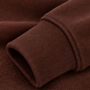 <b>Womens</b> Espresso Brown Oversized <b>Sweatshirt</b> <b>White</b> Strong Girl Graphic Print Crew Neck Long Sleeve Casual Streetwear Pullover Top - Product Image 4