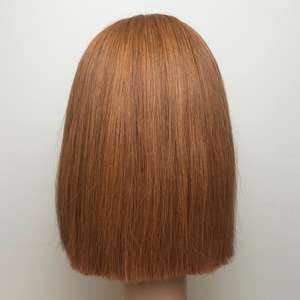 Hueso recto Penny marrón vietnamita Peluca de cabello humano - Product Image 4