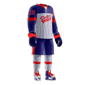 Meilleur design Vente à chaud Matériau en polyester Meilleur design Uniforme de hockey sur glace léger de haute qualité en différentes couleurs - Product Image 3