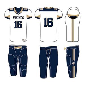 Uniforme de football américain personnalisé respirant brodé pour homme meilleure vente maillot de football américain confortable à vendre - Product Image 2