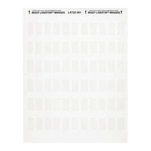 Étiquettes en polyester auto-laminantes Brady LaserTab, ovales mates, pour l'identification des câbles et des équipements de laboratoire - Product Image 3