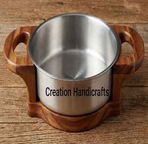 Luxury Hanging Chafing Dish Set Gold Branch Design Stainless Steel <b>Buffet</b> Food <b>Warmer</b> - Product Image 4