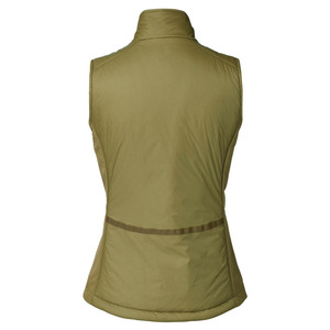 Gilet matelassé sans manches pour femme avec doublure polaire épaisse, fermeture éclair et boutons, manteau d'hiver chaud, vêtement d'extérieur - Product Image 4
