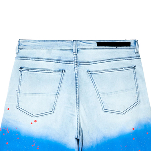 <b>Men's</b> Fashion Trend Vintage Washed Distressed <b>Shorts</b> Vintage Mid Waist Faded Acid Wash Denim <b>Shorts</b> <b>Men</b> - Product Image 2