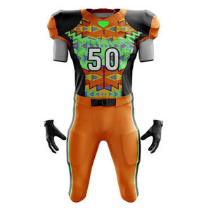 Dernier design de maillot de football américain respirant, uniforme pour jeunes, uniforme de football américain à étiquette privée - Product Image 2