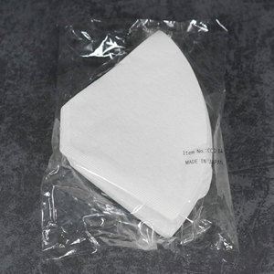 Papier filtre à café taille L CCD # 4 Modèles pour Clever Dripper Trapezoid en Pulpe de Bois Naturelle, 70 Sachets/Carton, Emballage en Sachet, Fabriqué au Japon - Product Image 1