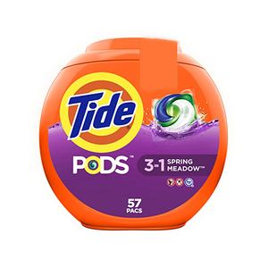 Cápsulas de detergente para ropa Tide Pods Free and Gentle; compatibles con lavadoras HE, 112 unidades - Product Image 3