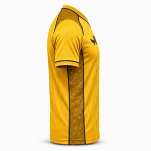 Maillot de football personnalisé pour équipe, gestion de l'humidité, confort optimal, vêtements de sport respirants en tissu polyester à séchage rapide - Product Image 4