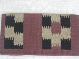 Manta de Silla de Montar de Lana de Nueva Zelanda con Patrón Azteca, Almohadilla para Caballo Estilo Western, Gruesa, Suave, Transpirable y Duradera, para Equitación - Product Image 2