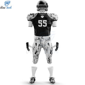 Custom Design American Football Uniform Custom Team Name Football Jersey Pants Set Short Quick Dry Breathable Professional Teams - Product Image 1