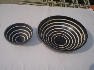 Handmade Resin Serving Bowl for Salad Unique Tabletop Home <b>Garden</b> Kitchen Design Includes Customizable Cake Stands - Product Image 4