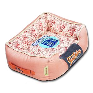 Cuccia per Cani Rettangolare di Design Ultra-Morbida con Stampa Floreale Vintage - Product Image 1