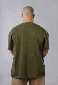 Camiseta Unisex Oversize con Lavado Ácido – Camiseta de Algodón Lavado de Corte Cuadrado Estructurado para Streetwear Contemporáneo - Product Image 6