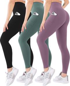 Leggings de sport pour femmes extensibles dans 4 directions |   Vêtements de sport avec logo personnalisé |   Collants de sport tendance de haute qualité en gros - Product Image 1