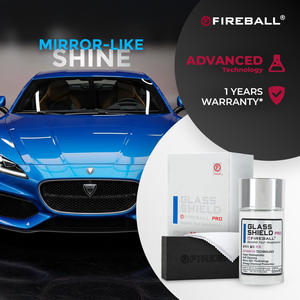 Fireball Ceramic Glass Shield Pro 50ml Revêtement de verre hydrophobe avancé Fort effet de goutte d'eau Durabilité 1 an - Product Image 5