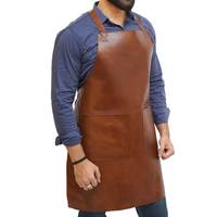 Tablier de soudeur en cuir conçu pour les forges et les artisans, protection contre les étincelles et la chaleur
