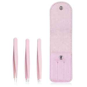 Pinzas para Cejas de Alta Calidad, Color Sólido, Punta Inclinada, Duraderas, Reutilizables y Portátiles, con Logotipo Personalizado - Product Image 4