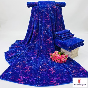 Tissu en velours imprimé multicolore à effet métallisé, idéal pour robes, vêtements de mode et textiles de maison – Fabrication sur mesure OEM/ODM - Product Image 6