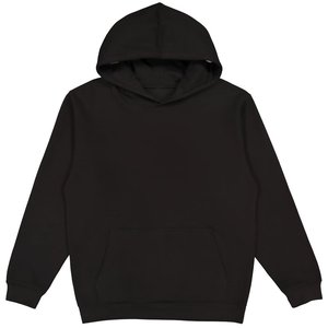 Sweat-shirt à capuche noir pour homme, 100% coton molletonné, coupe classique, décontracté, automne, couleur unie, avec poche - Product Image 1