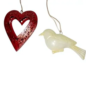 Décoration Murale de Noël en Métal Faite à la Main, Pendentif 3D Superposé Motif Père Noël Découpé au Laser, Vente en Gros pour Salon - Product Image 6