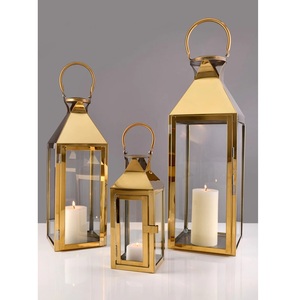 Proveedor Indio de Faroles Cuadrados de Metal Hechos a Mano, Decorativos para Navidad y Pascua, Portavelas para Interiores y Exteriores Disponibles - Product Image 1