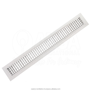 Rejilla de ventilación de aire de aleación de aluminio más vendida, sistemas HVAC para el hogar, cubierta de ventilación decorativa de Pakistán para puerta de armario - Product Image 5