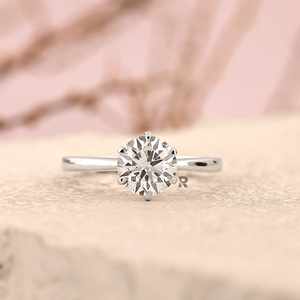 Anillo de Compromiso Minimalista Talia Solitaire con Diamante CVD Cultivado en Laboratorio de 6 Puntas, 1-5 Quilates, Certificado IGI, VS1, Color E, Corte EX - Product Image 1