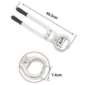 Pince de castration sans sang en acier inoxydable pour moutons et bétail, outil facile à utiliser pour la castration des animaux masculins (1 pièce) - Product Image 6