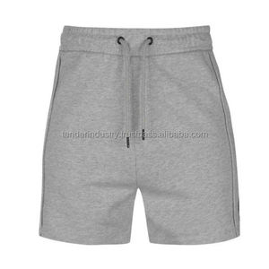 2021 hommes personnalisé athlétique Gym Shorts motif solide décontracté motard musculation sweat Shorts fentes latérales poche arrière écologique - Product Image 5