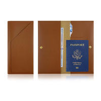 Funda de Pasaporte de Moda en Oferta, Funda de Pasaporte de Cuero PU para Tarjetas y Documentos, Cartera de Viaje, Estuche de Pasaporte Simple