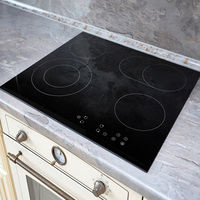 Verre trempé résistant à la chaleur 4 mm 6 mm Verre céramique pour cuisinière à induction